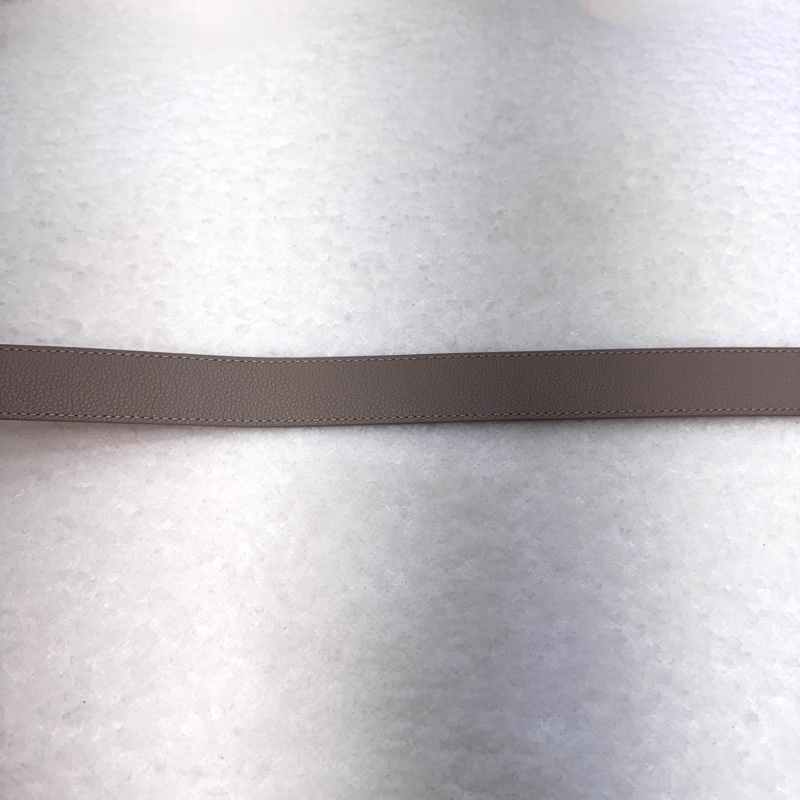 路易威登閒置新品LV原花拼米色Initiales 3CM雙面皮帶M0696V-9