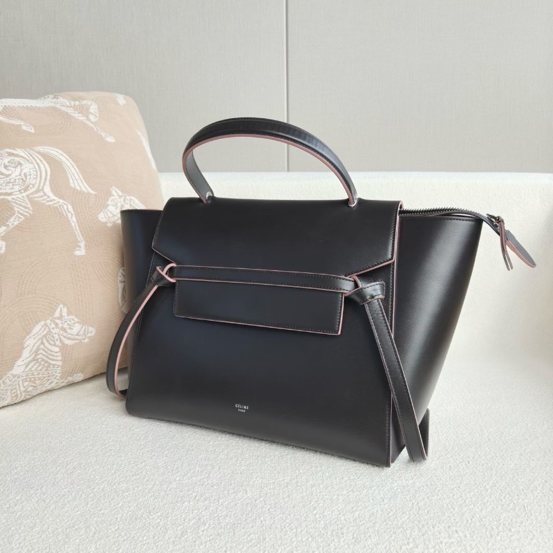 Celine Belt鰱魚包中號 牛皮28*22*17  98新配件肩帶塵袋-3