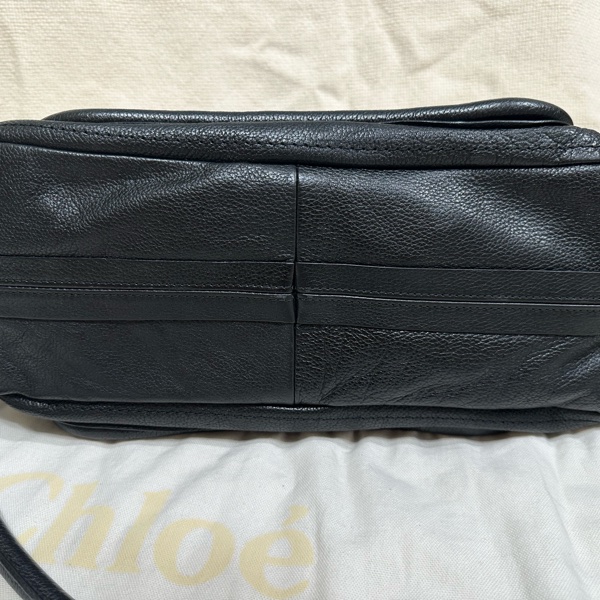 Chloé Paraty中號牛皮手提 肩背包-黑色-14