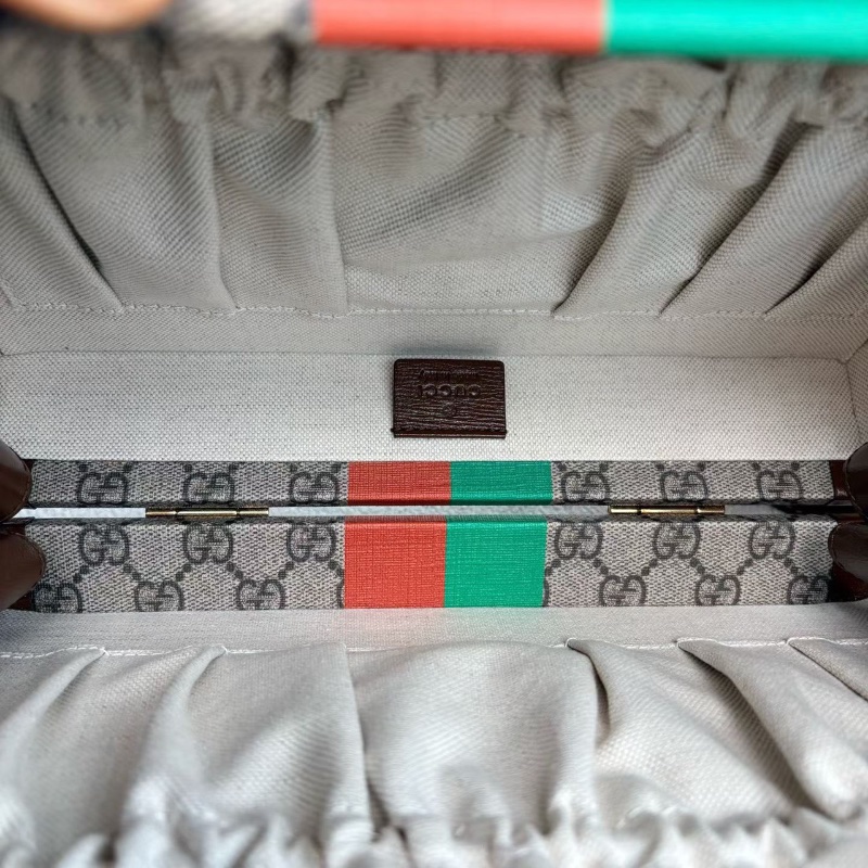 Gucci老花印花手提箱27*19.5*10 99新配件肩帶購證塵袋-2