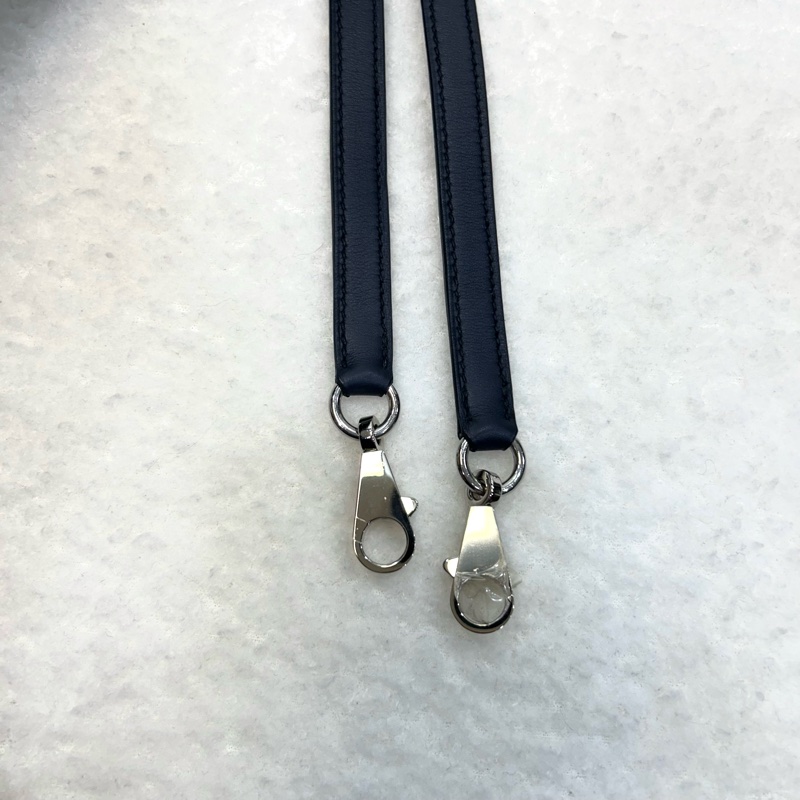 愛馬仕保齡球包27HERMES靛藍色Swift皮銀釦保齡球包 BOLIDE 27 76 BLUE INDIGO-12