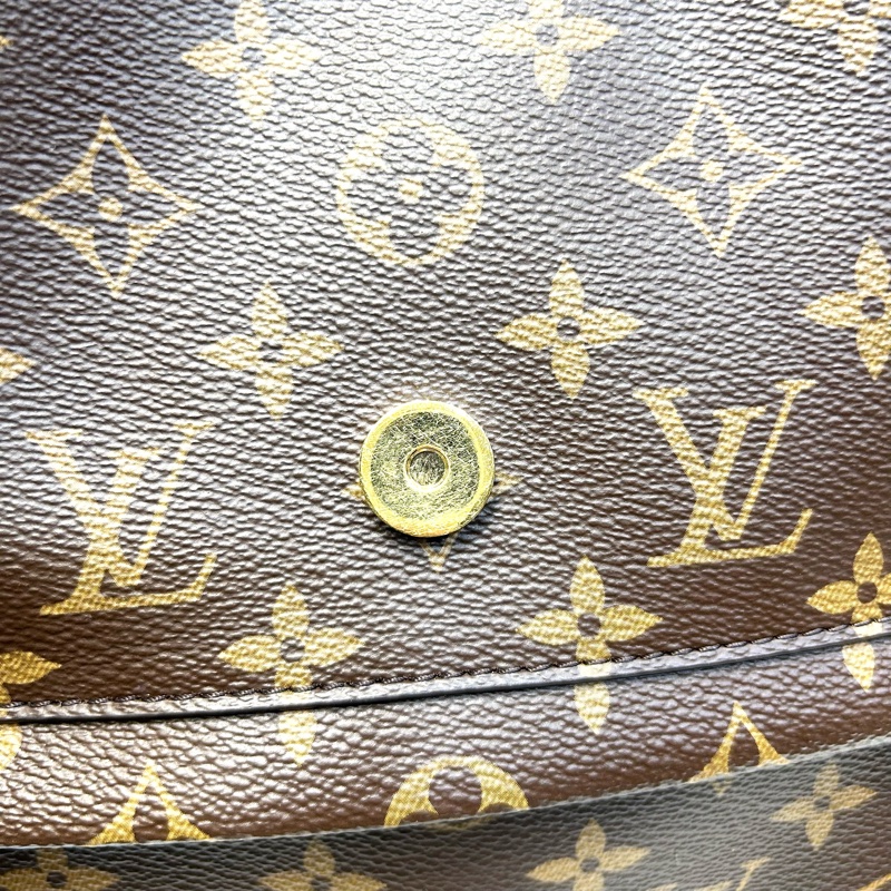 路易威登後背包LV原花montsouris磁釦束口抽繩簍空吊牌後背包PM M45501-19