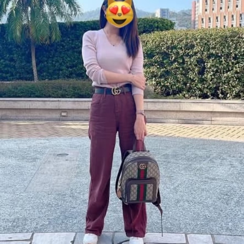 Gucci 1955系列老花後背包/雙肩包/書包-4