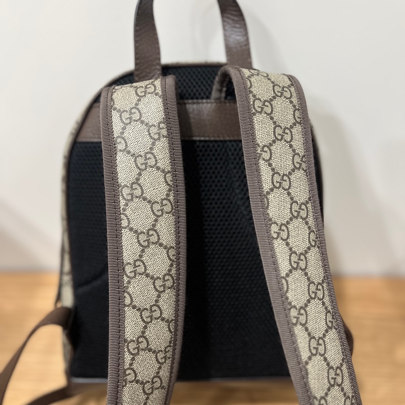 Gucci 1955系列老花後背包/雙肩包/書包-5