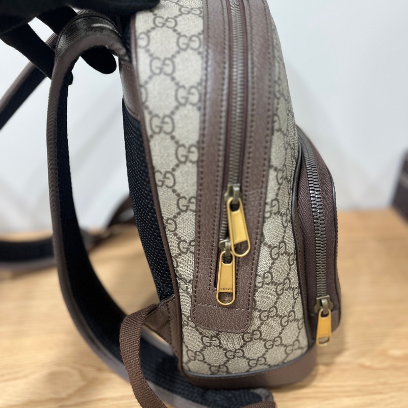 Gucci 1955系列老花後背包/雙肩包/書包-7