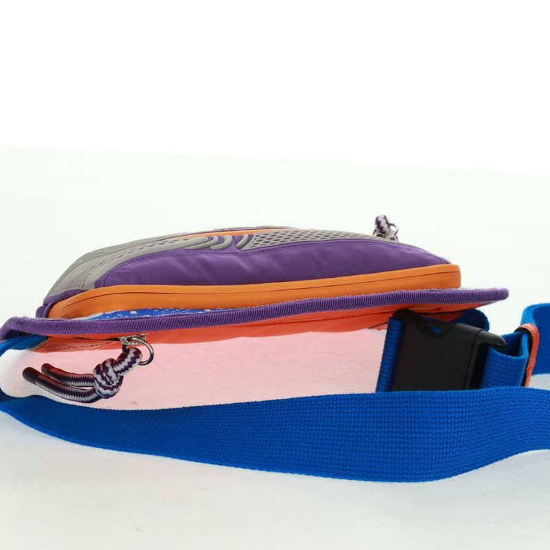 【日本直送】GUCCI 互扣式 G 腰包 尼龍紫銀色 752102 正品 BA9874V-5