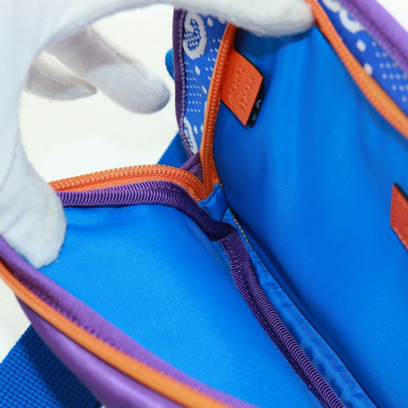 【日本直送】GUCCI 互扣式 G 腰包 尼龍紫銀色 752102 正品 BA9874V-24