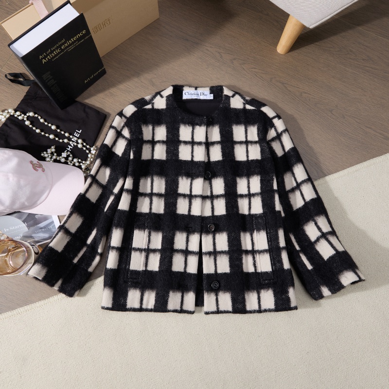 ❤️DIOR 英倫風 經典版型格紋外套 Runway走秀款-2