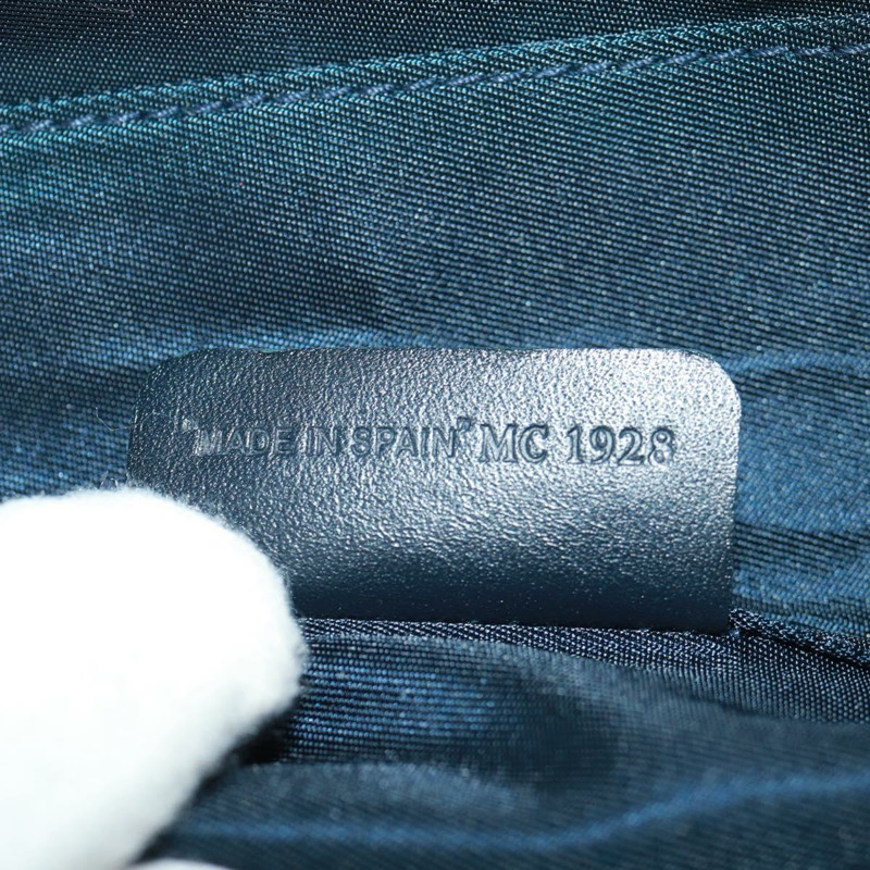 【日本直送】Christian Dior Trotter帆布馬鞍包 海軍藍 金色 正品 168406V-10