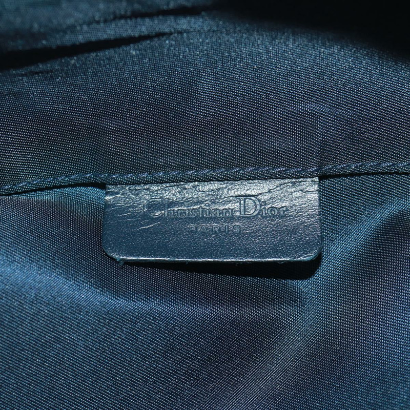 【日本直送】Christian Dior Trotter帆布馬鞍包 海軍藍 金色 正品 168406V-18