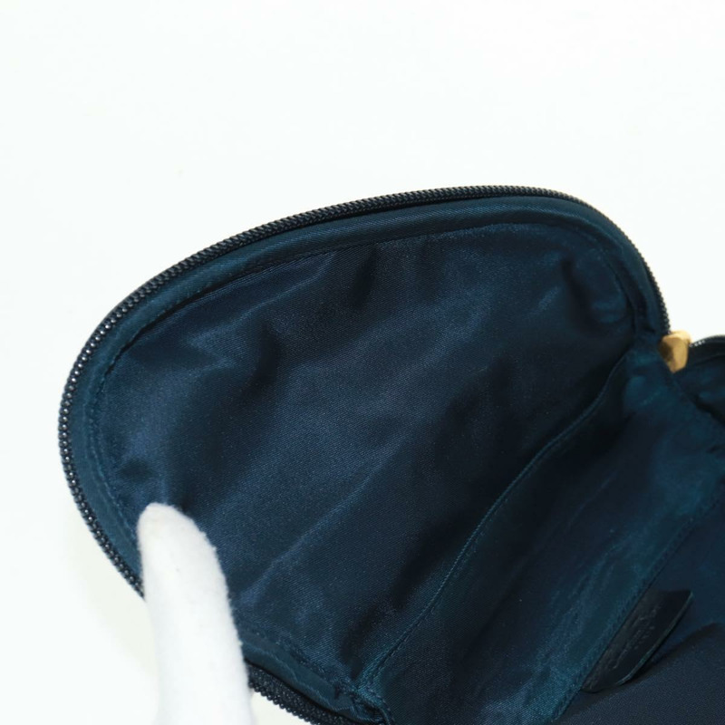 【日本直送】Christian Dior Trotter帆布馬鞍包 海軍藍 金色 正品 168406V-19