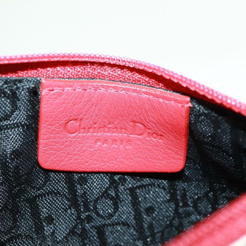 【日本直送】Christian Dior Hardcore 馬鞍形手拿包帆佈白色銀色正品 168201V-16