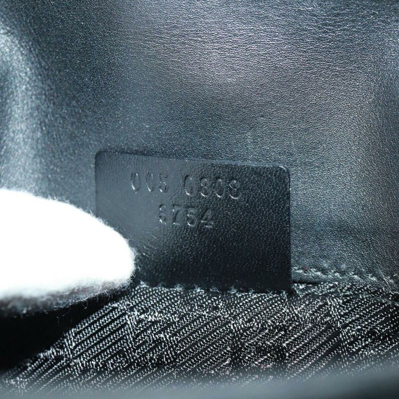 【日本直送】GUCCI Taiga Head Chain Bag 麂皮黑色金色 005 0808 Auth ki6359V-10