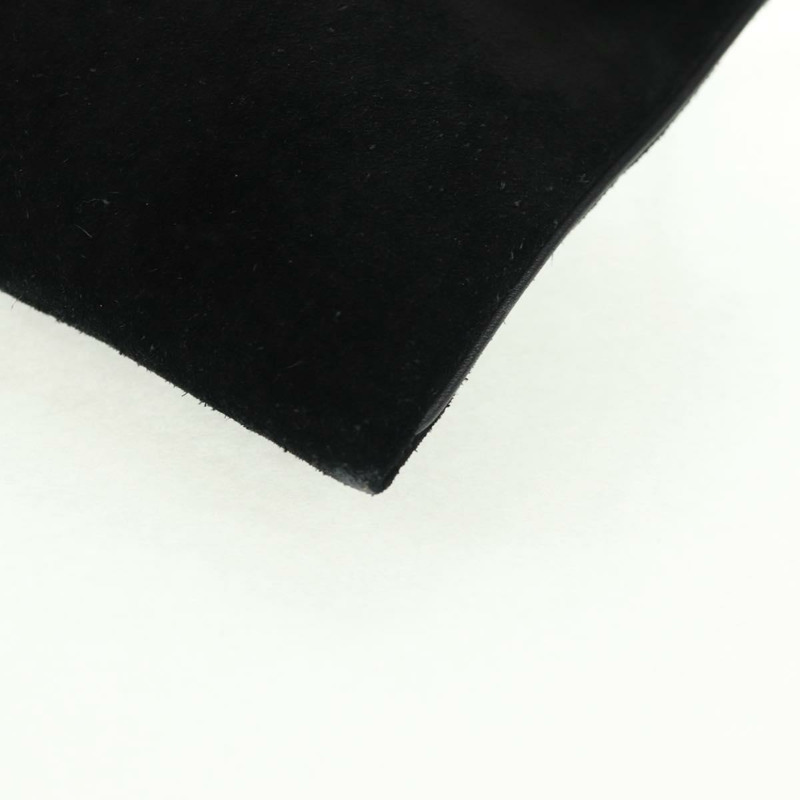 【日本直送】GUCCI Taiga Head Chain Bag 麂皮黑色金色 005 0808 Auth ki6359V-15