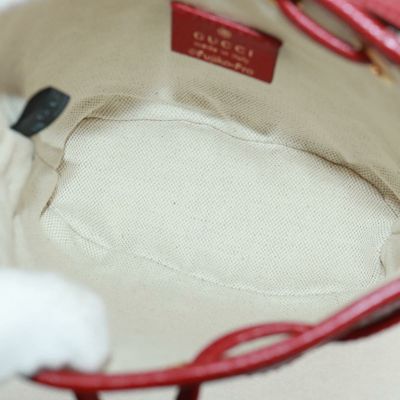 【日本直送】GUCCI 哆啦A夢迷你GG Supreme單肩包 PVC 米色 金色 647801 正品 168092M-9