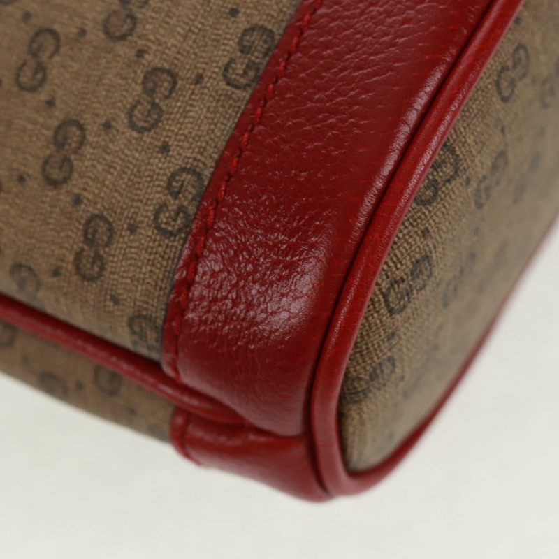 【日本直送】GUCCI 哆啦A夢迷你GG Supreme單肩包 PVC 米色 金色 647801 正品 168092M-14