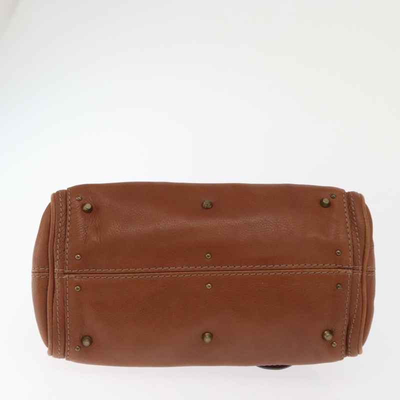 【日本直送】Chloe Paddington 手提包 真皮 棕色 金銀色 正品 ka1826SAV-4