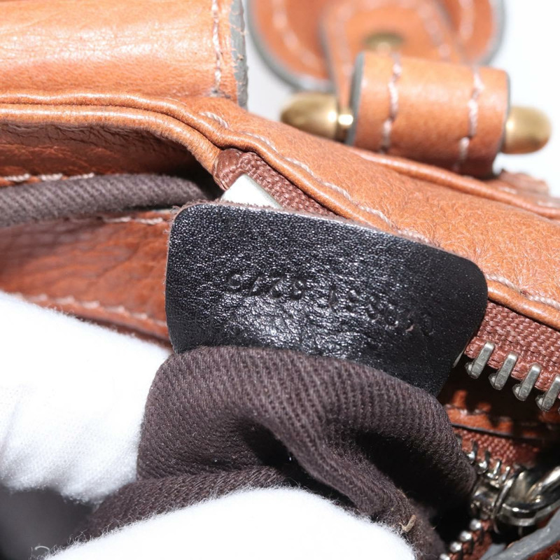 【日本直送】Chloe Paddington 手提包 真皮 棕色 金銀色 正品 ka1826SAV-10