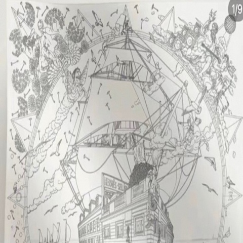 愛馬仕福寶郵輪 90*90絲巾