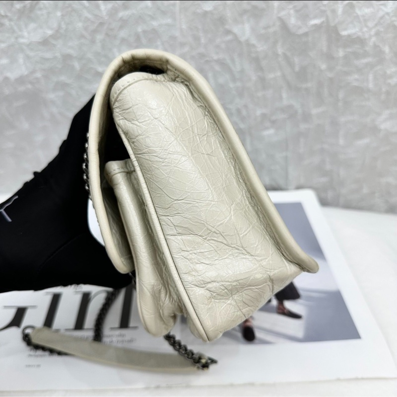 【經典百搭✨入門之選👍🏻全網最低價✨】SAINT LAUTENT YSL Niki baby白色小號手提｜單肩｜斜挎包-2