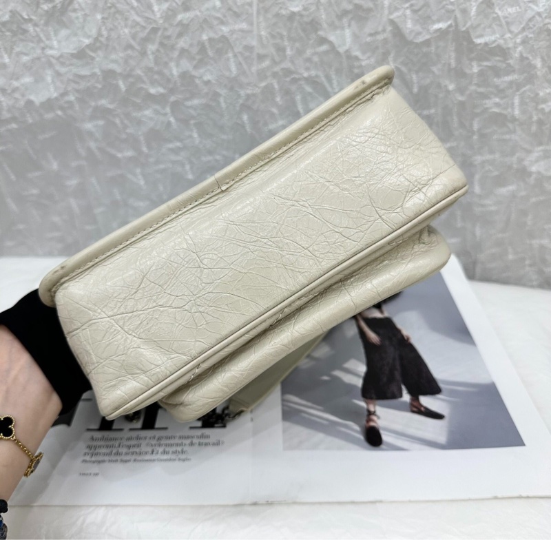 【經典百搭✨入門之選👍🏻全網最低價✨】SAINT LAUTENT YSL Niki baby白色小號手提｜單肩｜斜挎包-5