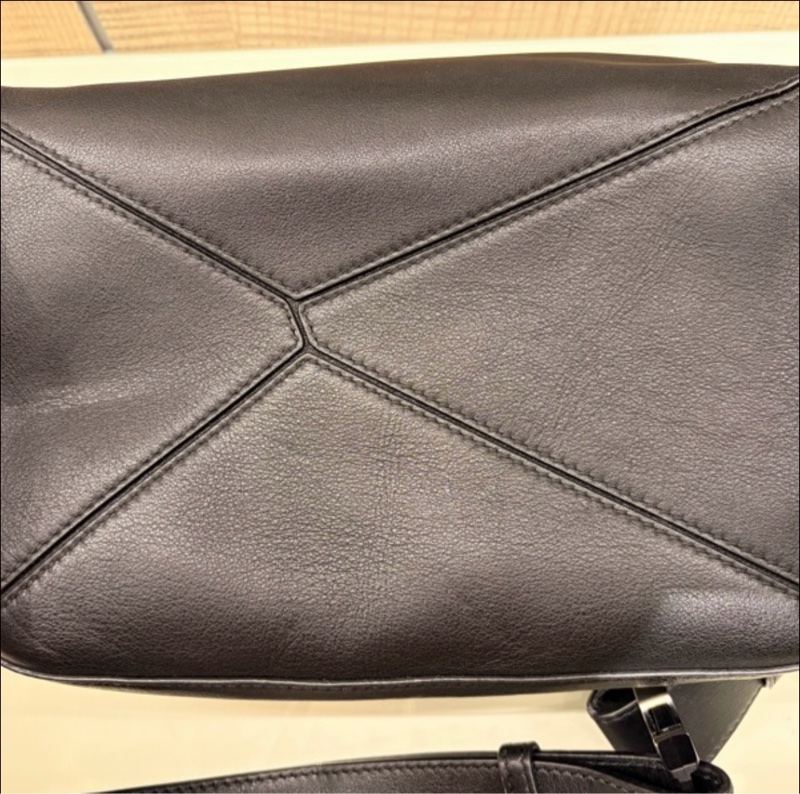 Loewe puzzle 黑色小號腰包-6