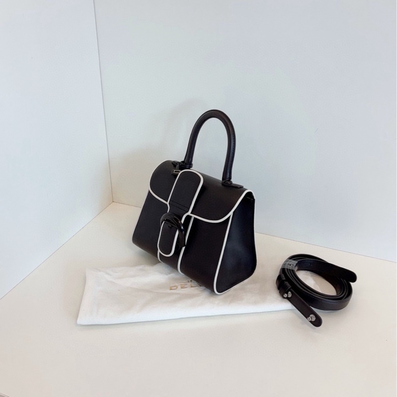 ✨Delvaux 德爾沃 限量黑白手提包 經典D扣🐼-7