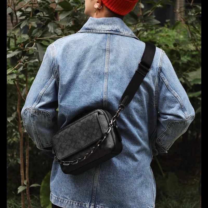 這個月法國剛剛帶回來coach限量生產小包包，男女通用-1