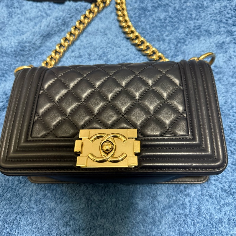 CHANEL LEBOY 20 LAMBSKIN.小號-0