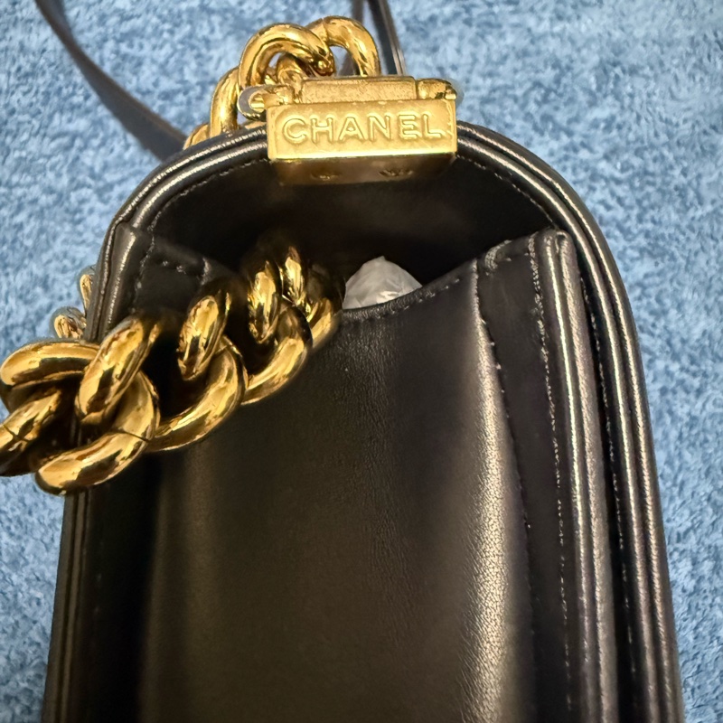 CHANEL LEBOY 20  LAMBSKIN.小號-5