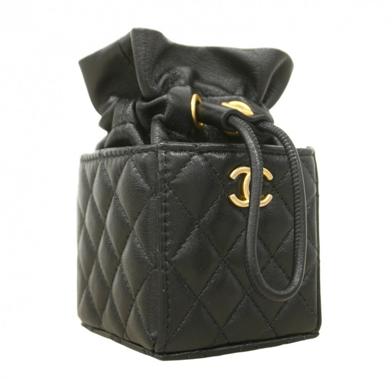 香奈兒 Matelasse 鏈條肩背包，羊皮，黑色，女士-1