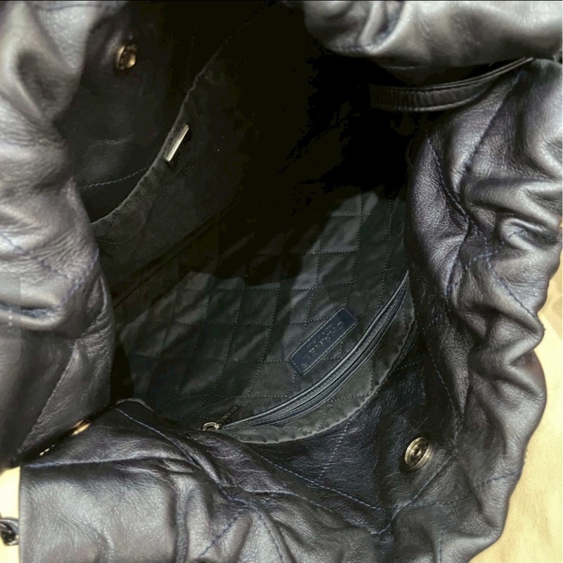 氣質百搭款💙Chanel深海藍小號22bag垃圾袋單肩鏈條包⛓️-16