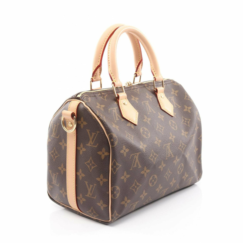 路易威登 Speedy Bandouliere 25 手提包，塗層帆布和皮革，Monogram 圖案，女士，棕色，M46977-1