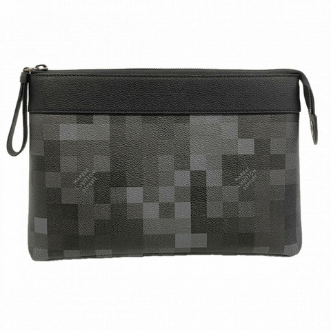 路易威登 Damoflage Pochette Voyage Souple 手拿包 M14926 黑色男士