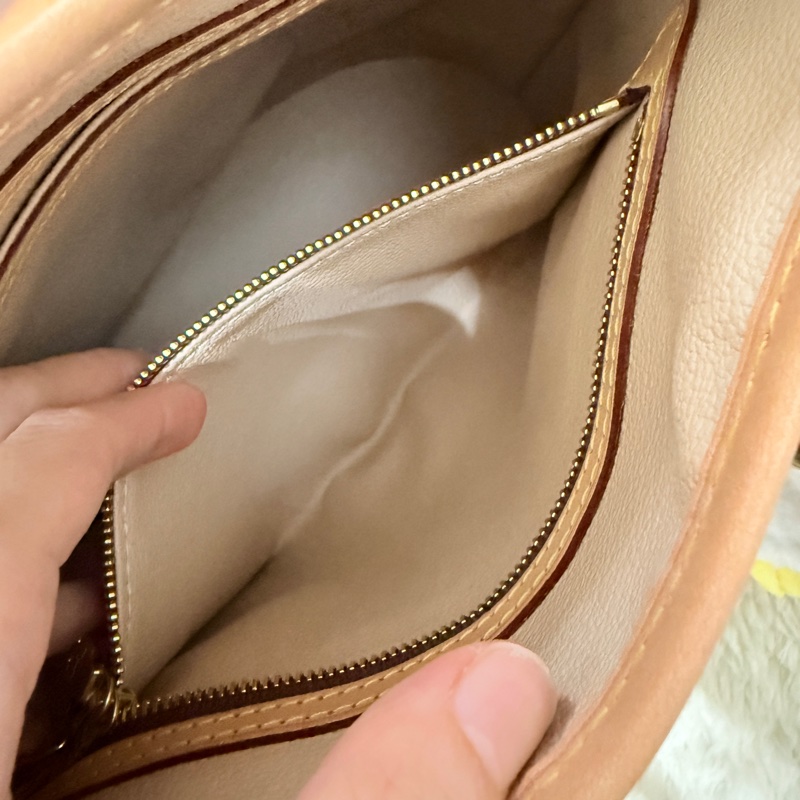 狀態不錯8新✨LV老花 小水桶  內裡全皮 肩背 手提都可以 經典好用又可愛-8