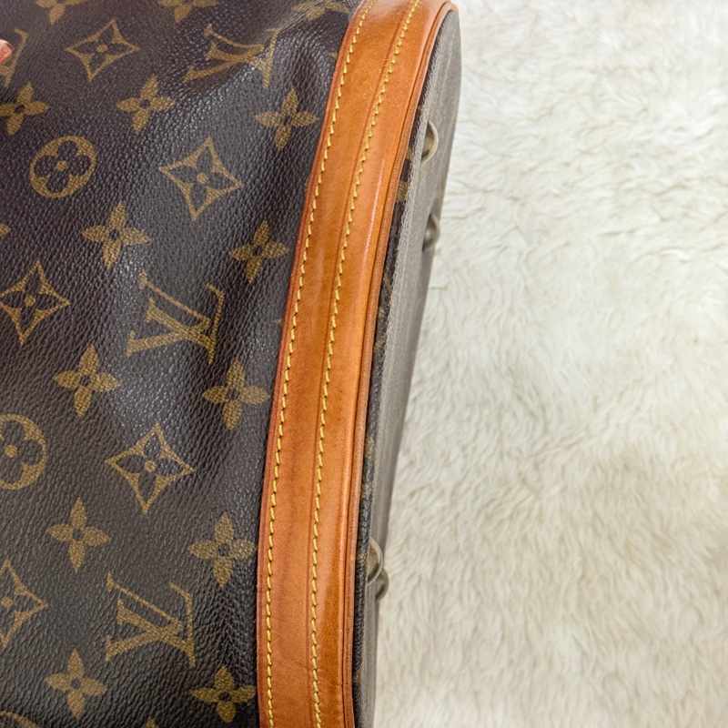 狀態不錯8新✨LV老花 小水桶  內裡全皮 肩背 手提都可以 經典好用又可愛-31