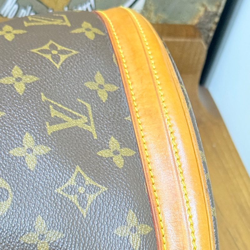 不錯的88新✨私物超甜賣🫶🏻 LV老花 小水桶  內裡全皮 肩背 手提都可以 經典好用又可愛-75