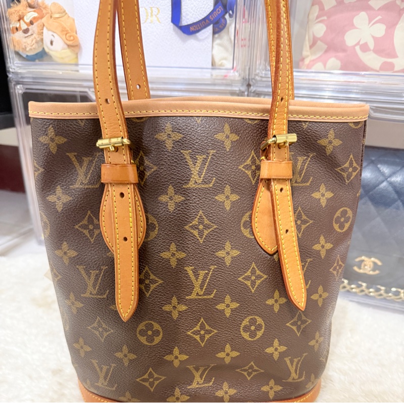 8新✨LV老花 小水桶 內裡全皮 肩背 手提都可以 經典好用又可愛-13