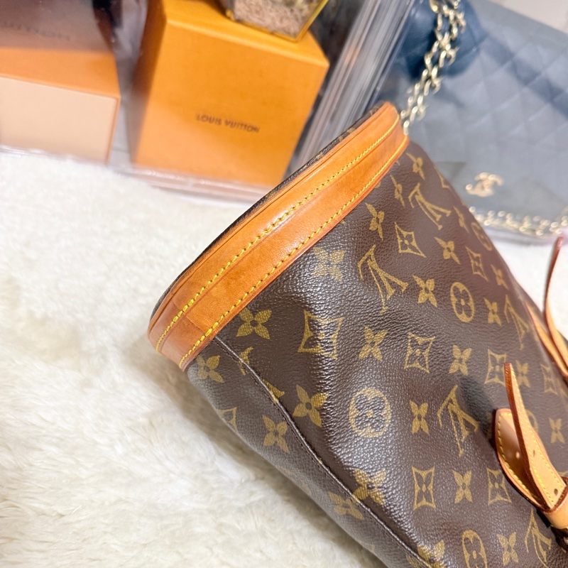 8新✨LV老花 小水桶 內裡全皮 肩背 手提都可以 經典好用又可愛-15