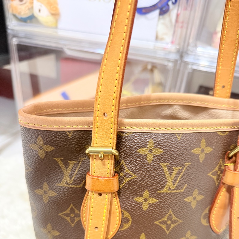 8新✨LV老花 小水桶 內裡全皮 肩背 手提都可以 經典好用又可愛-25