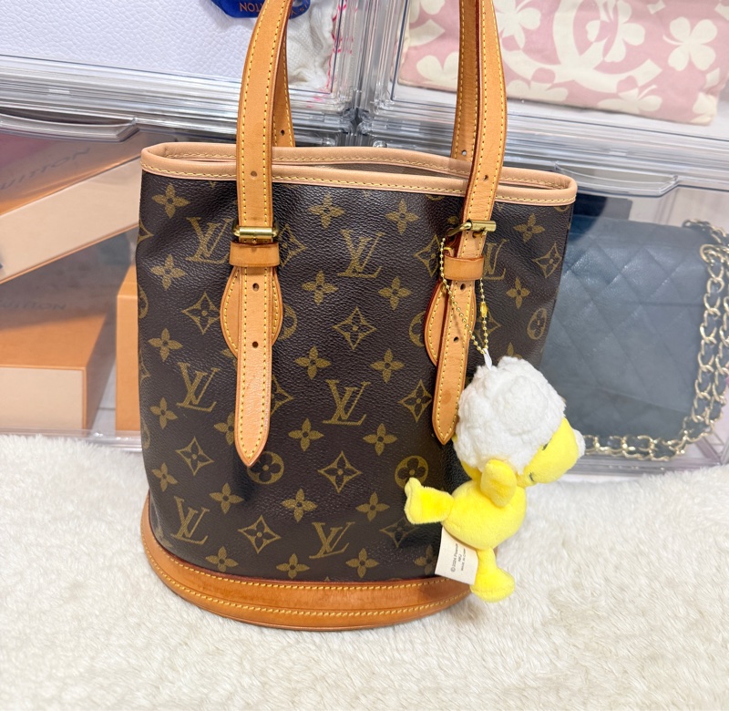 8新✨LV老花 小水桶 內裡全皮 肩背 手提都可以 經典好用又可愛-40