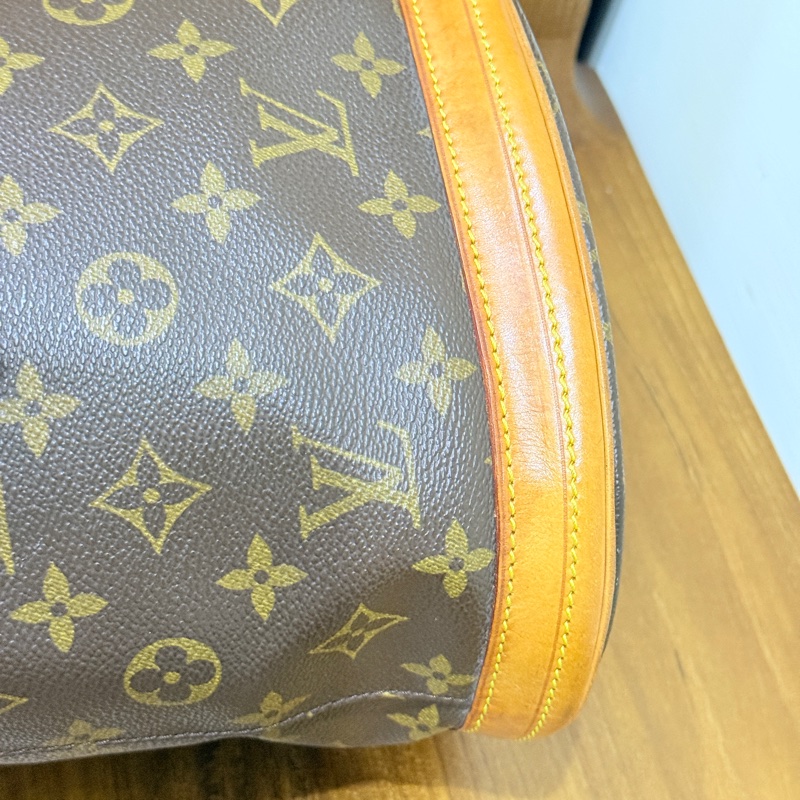 不錯的88新✨LV老花 小水桶  內裡全皮 肩背 手提都可以 經典好用又可愛-12