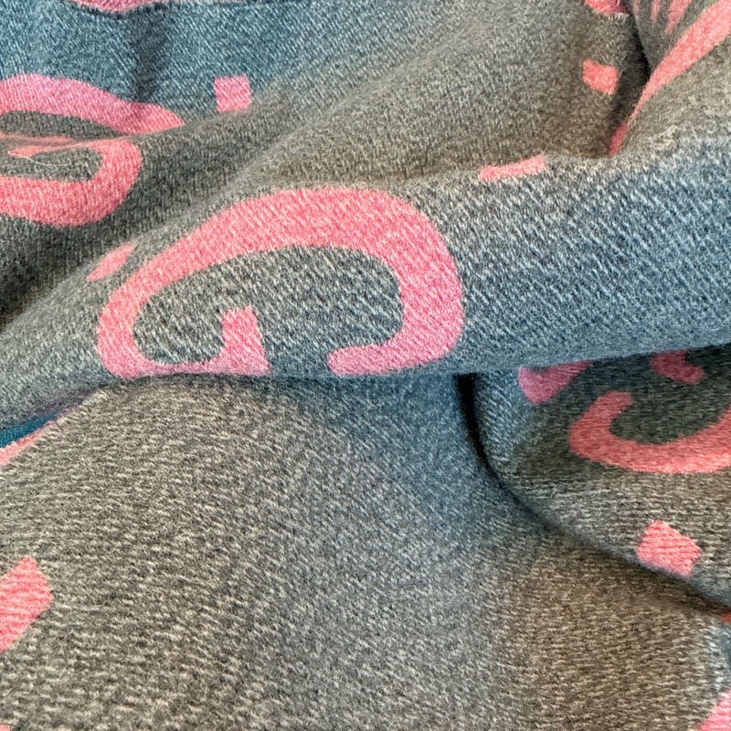 Gucci✨羊絨雙面圍巾-5