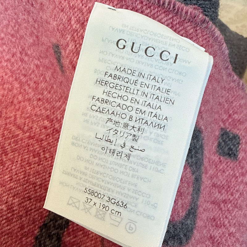 Gucci✨羊絨雙面圍巾-6