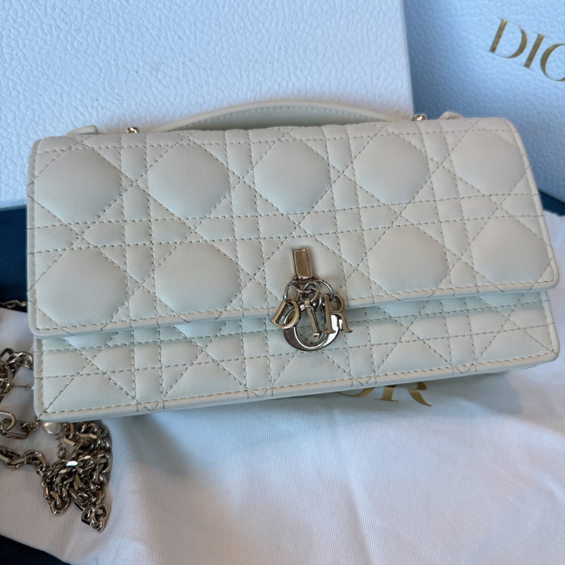 Dior✨My lady Dior 藤格紋鏈條包 櫃上再售十萬-3