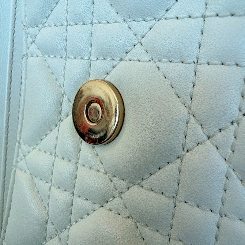 Dior✨My lady Dior 藤格紋鏈條包 櫃上再售十萬-19