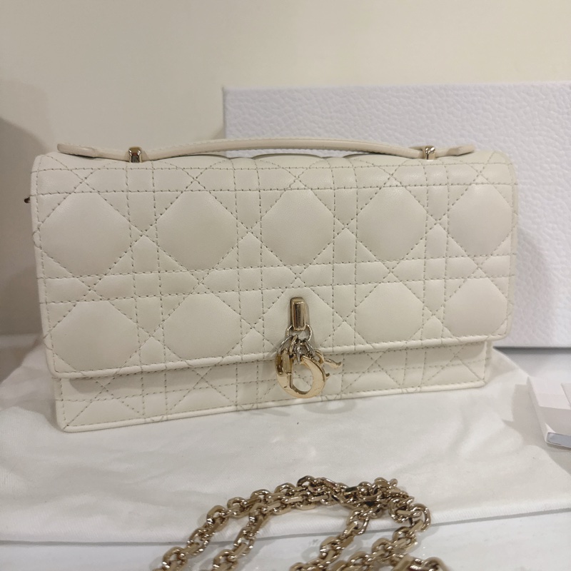 Dior✨My lady Dior 藤格紋鏈條包 櫃上再售十萬-5