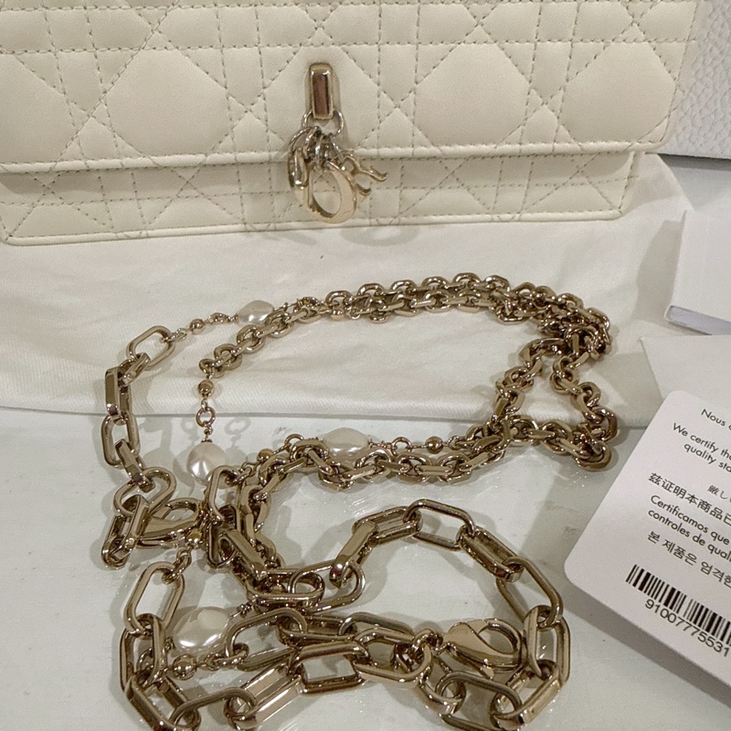 Dior✨My lady Dior 藤格紋鏈條包 櫃上再售十萬-19