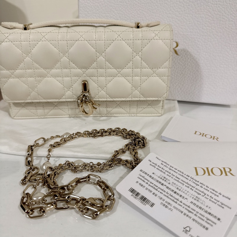 Dior✨My lady Dior 藤格紋鏈條包 櫃上再售十萬-20
