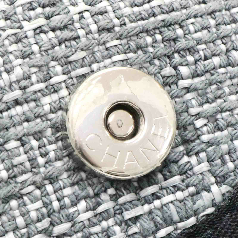 灰/黑色 帆布 Deauville GM 兩用包 A66941【CHANEL 香奈兒】 A66941-18